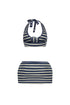 Leilani Striped Halter Top & Skort SET